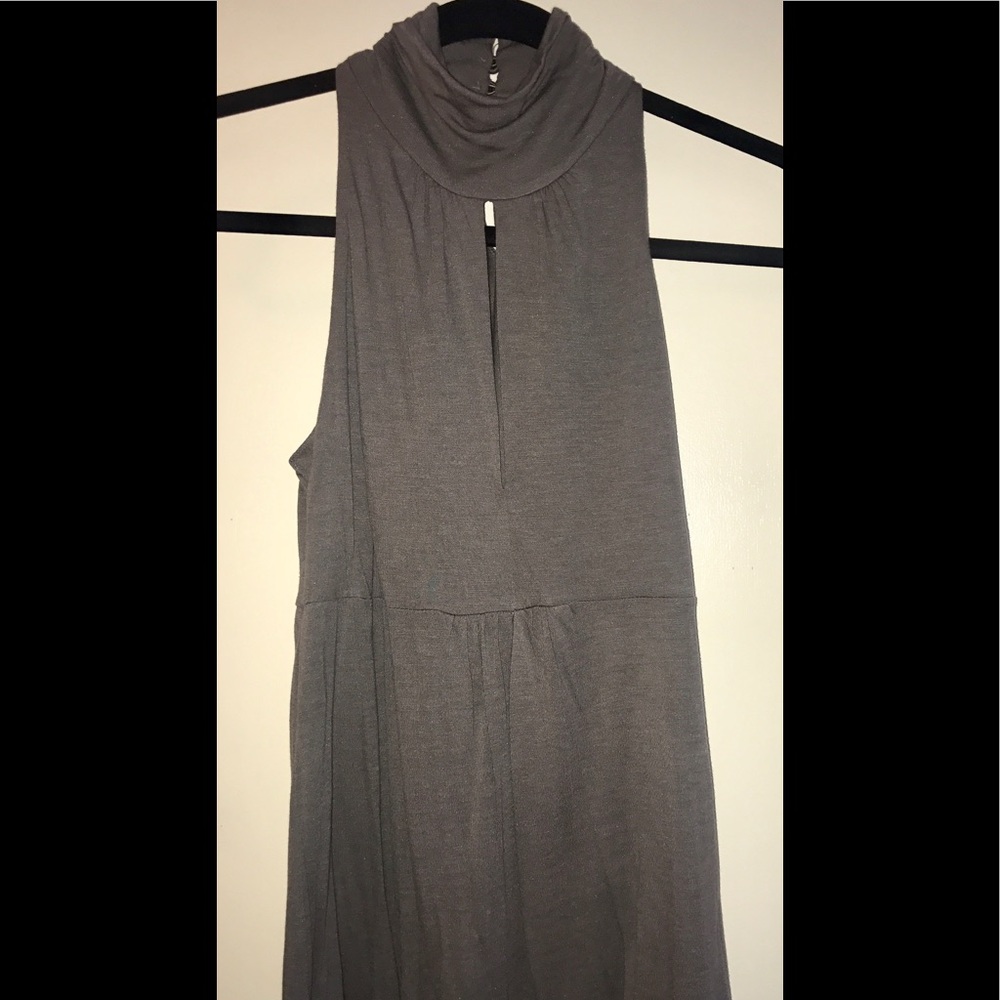 BANANA REPUBLIC/ GREY TANK / KEYHOLE SLIT / XS